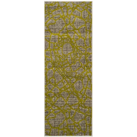 Safavieh Porcello Power Loomed Rectangle Area Rug Light Grey & Green - 2 ft.-4 in. x 6 ft.-7 in. PRL7737G-27